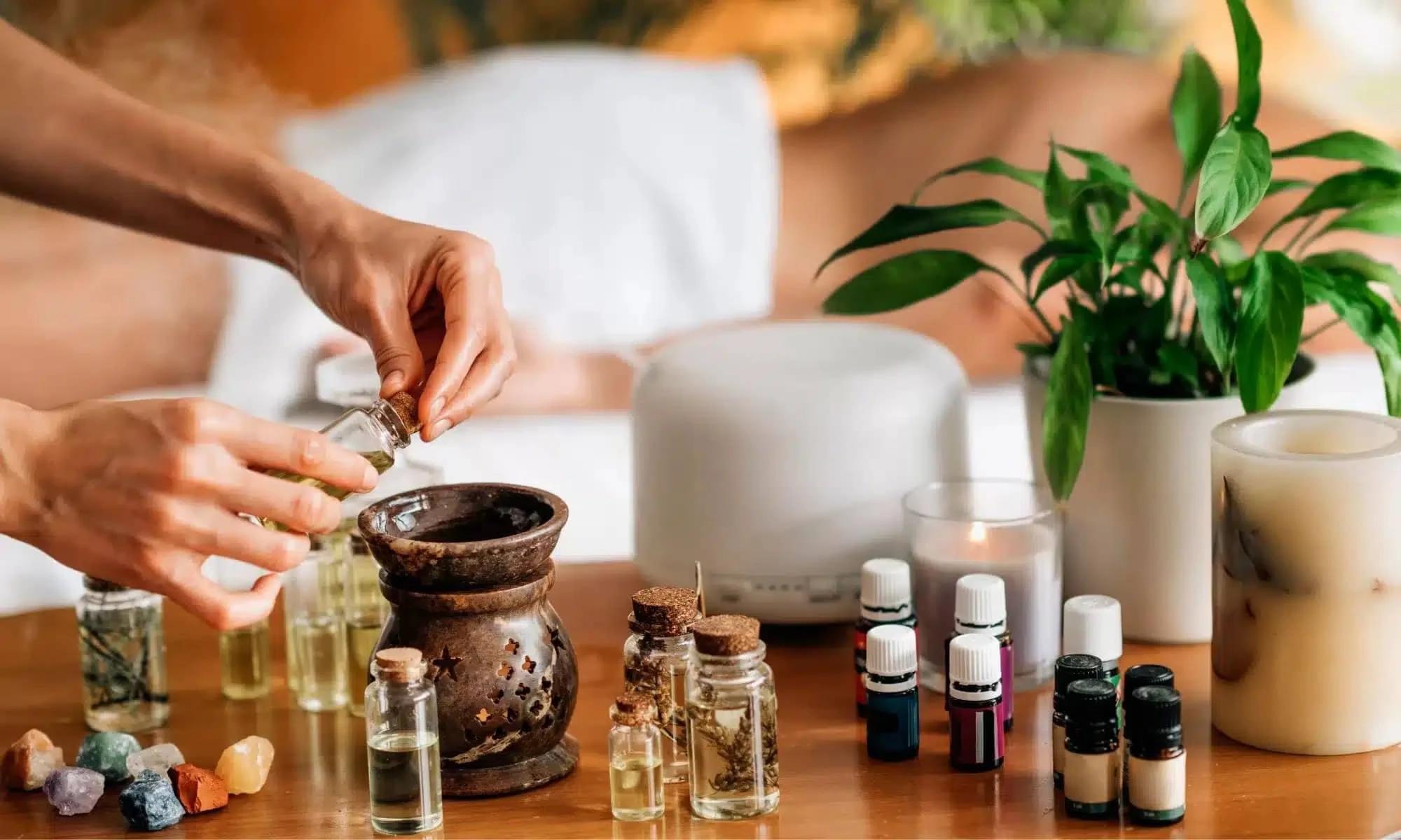 Oil therapy at home